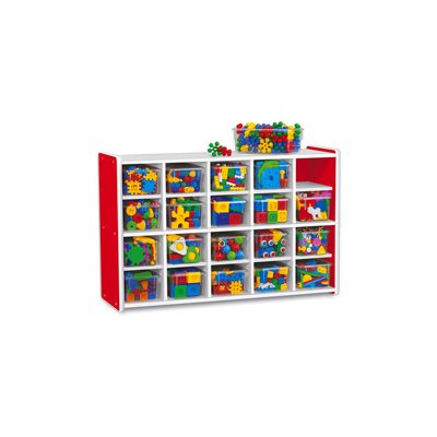 Kids Colours™ 20-Cubbie Unit-Red