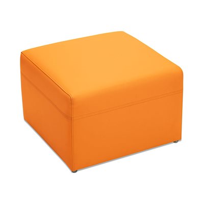 Flex-Space Lounge & Learn Ottoman-Orange