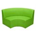 Flex-Space Lounge & Learn Curved Couch-Green