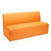 Flex-Space Lounge & Learn Couch for 3-Orange