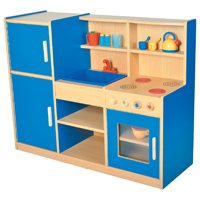 4-in-1 Play Kitchen - Blue