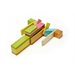 Tegu™ 24 Piece Magnetic Wooden Building Block Set - Tints