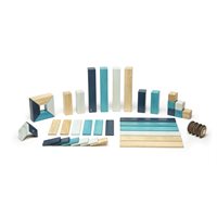 Tegu 42-Piece Magnetic Building Set-Blues