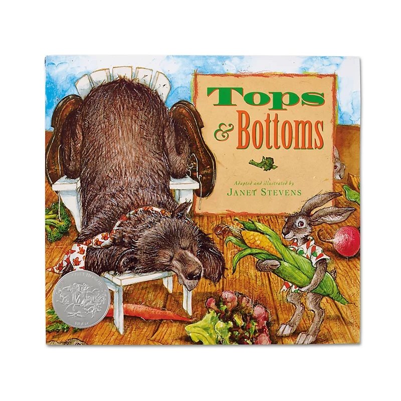 Tops Bottoms Hardcover Book