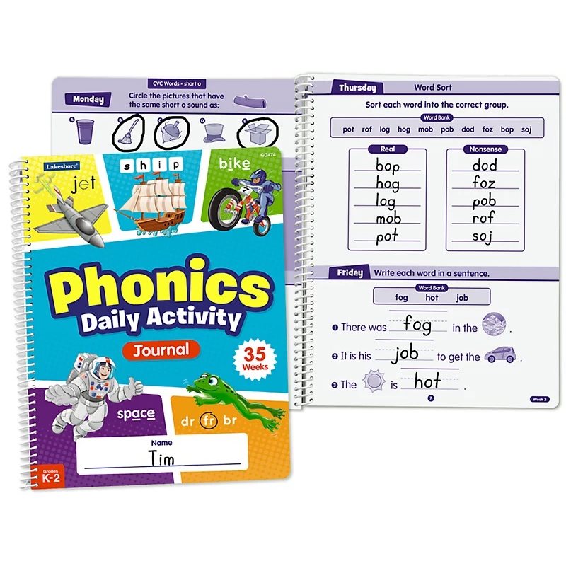 Phonics Daily Activity Journal - Single