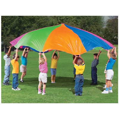 12' Rainbow School Parachute