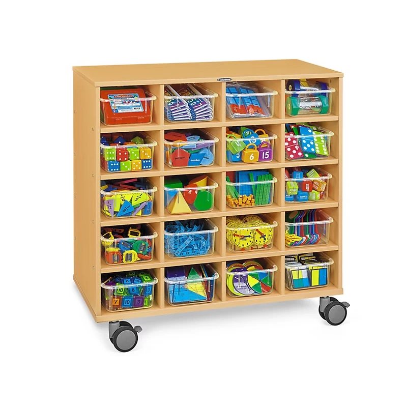 flex-space-mobile-clear-view-20-bin-storage-centre-modern-maple